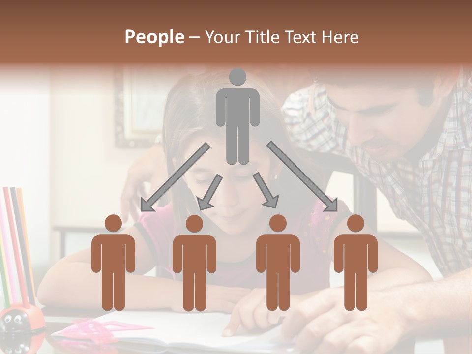 Family Assignment Desk PowerPoint Template