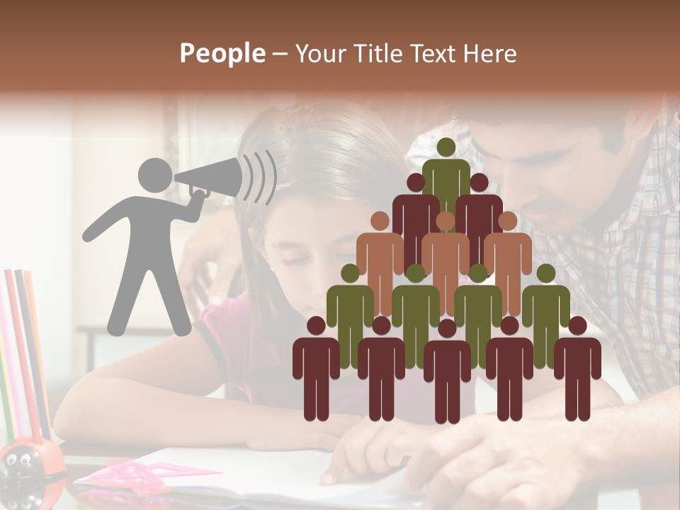 Family Assignment Desk PowerPoint Template