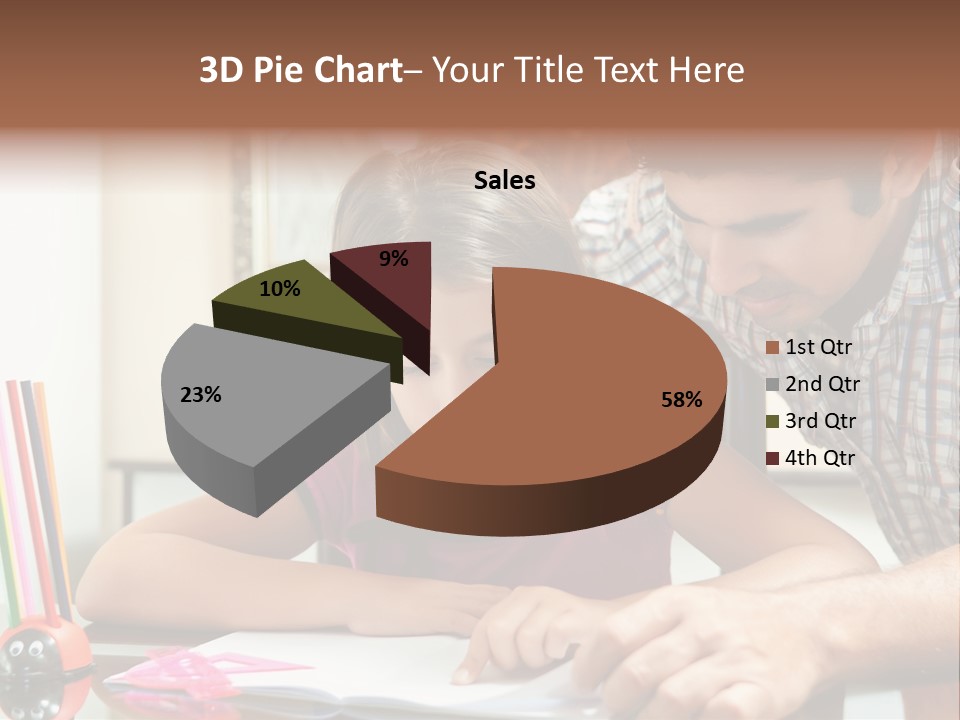 Family Assignment Desk PowerPoint Template