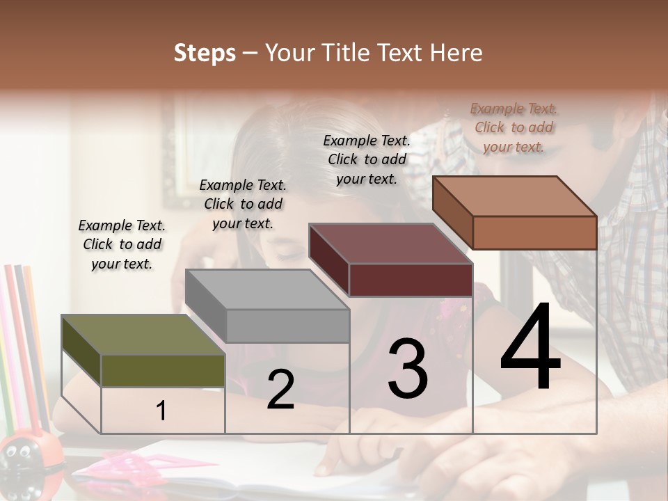 Family Assignment Desk PowerPoint Template