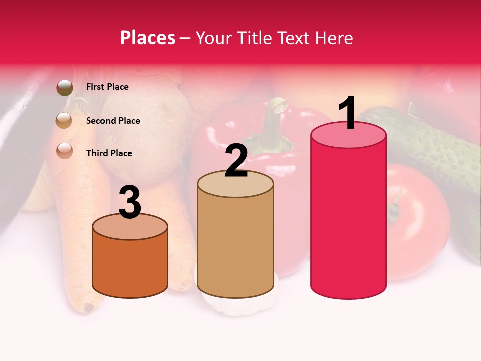 Paprika Cucumber Eggplant PowerPoint Template