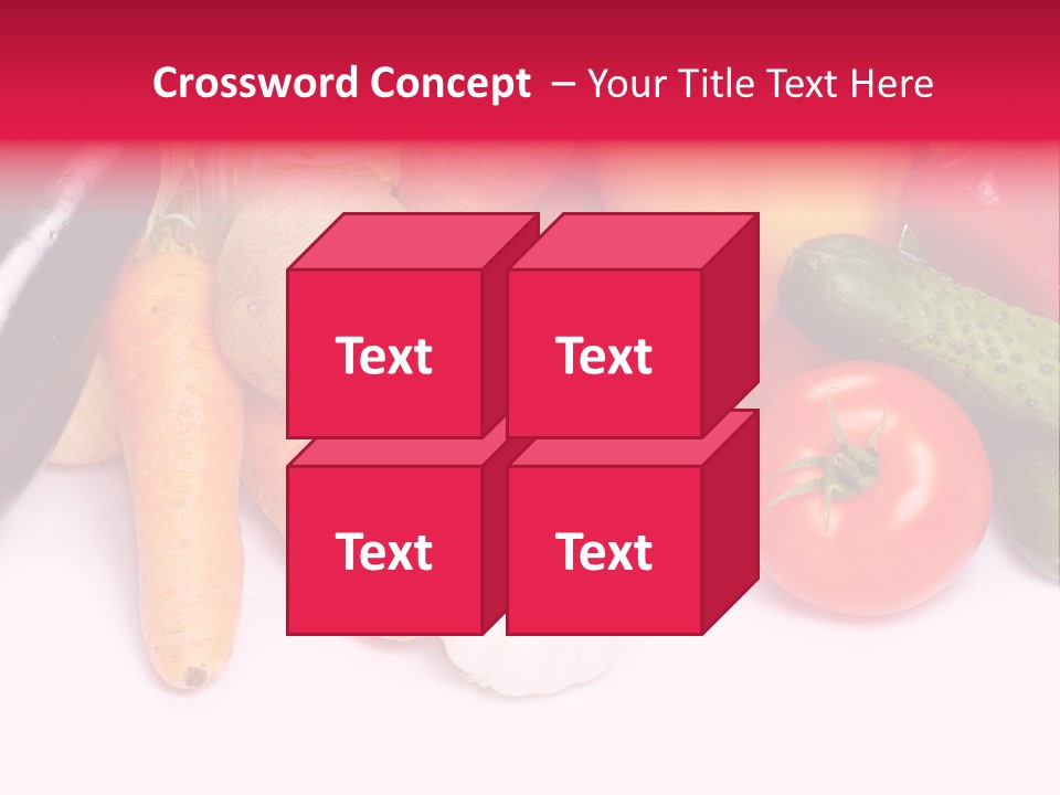 Paprika Cucumber Eggplant PowerPoint Template