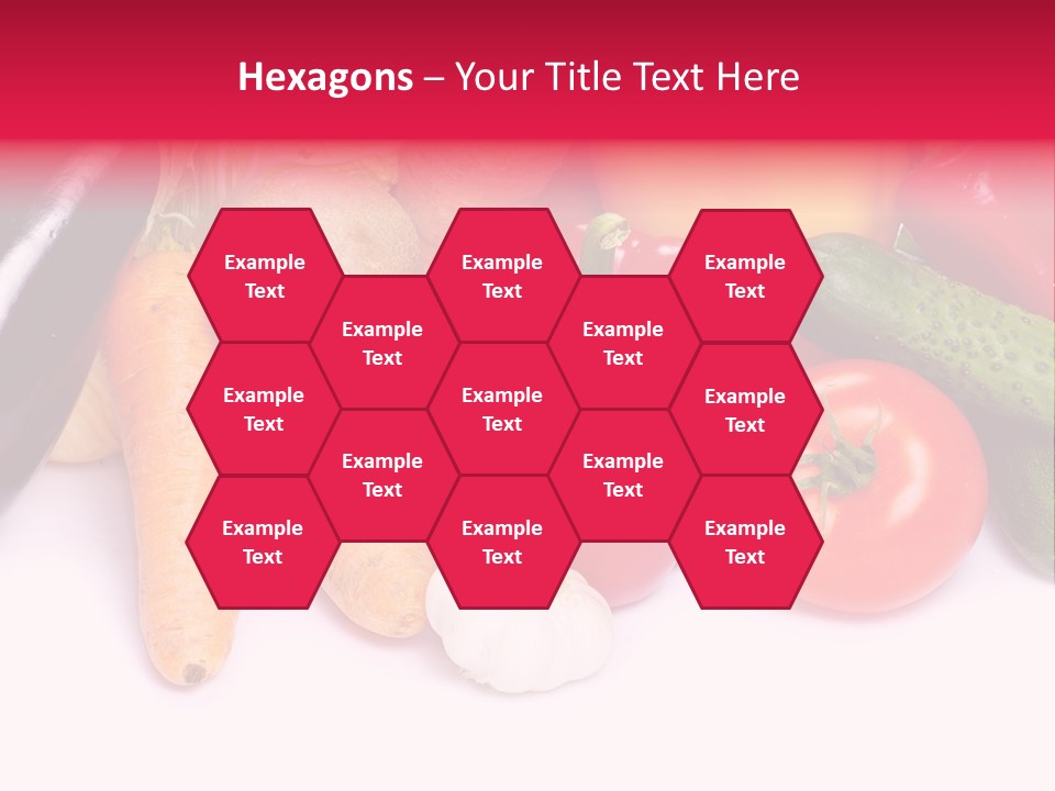 Paprika Cucumber Eggplant PowerPoint Template