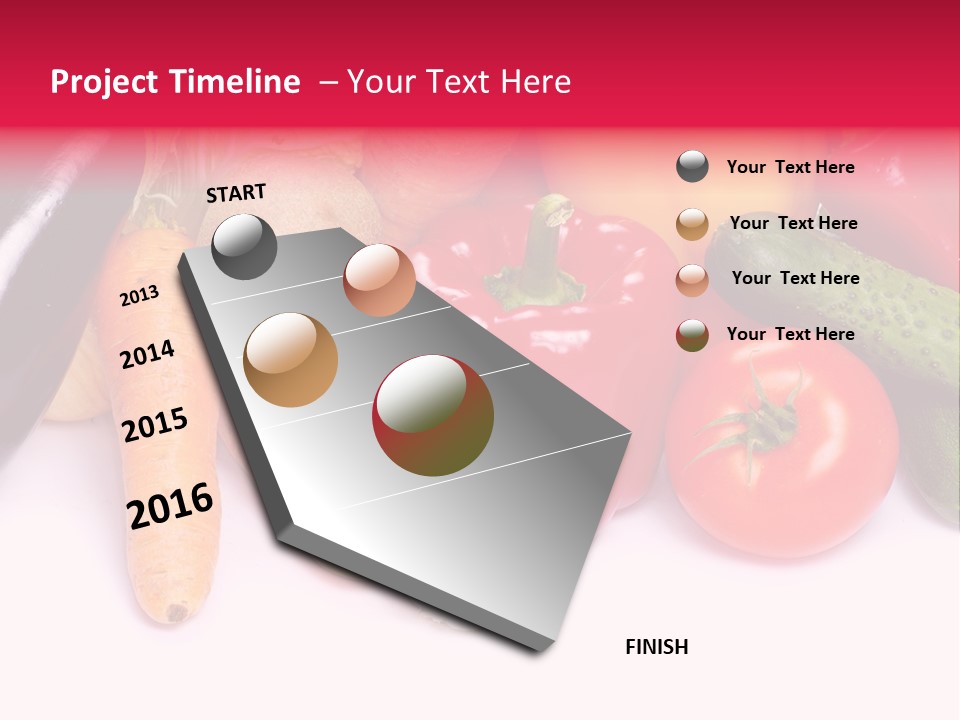 Paprika Cucumber Eggplant PowerPoint Template