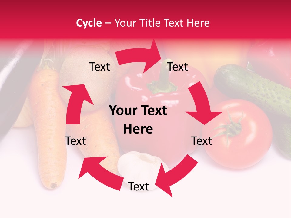 Paprika Cucumber Eggplant PowerPoint Template