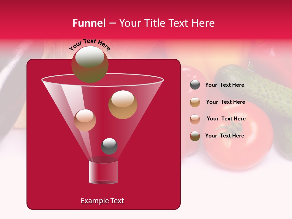 Paprika Cucumber Eggplant PowerPoint Template