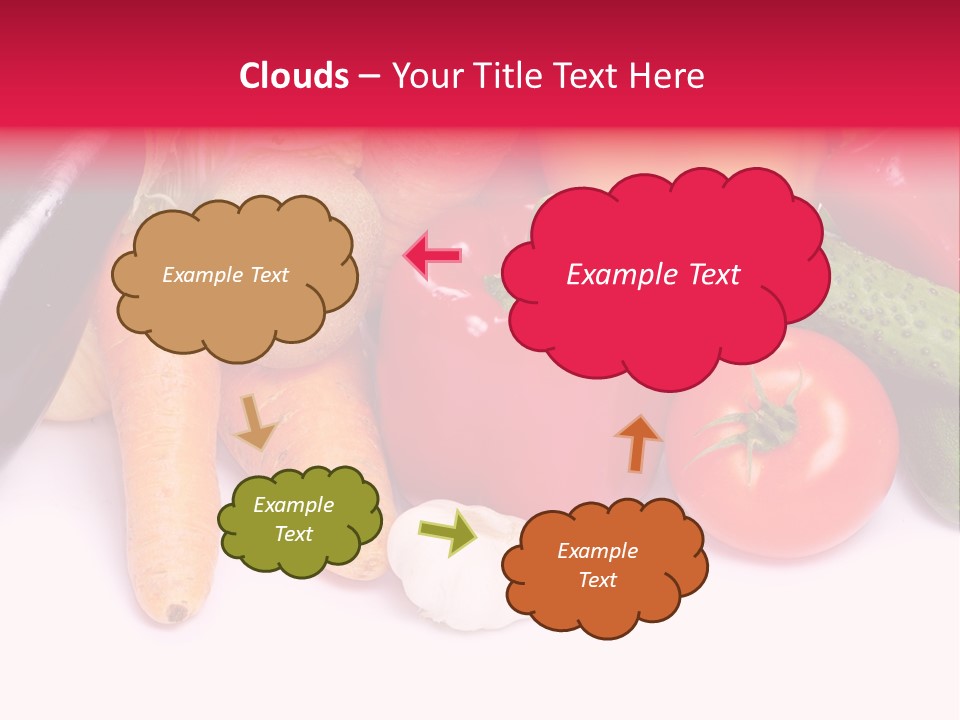 Paprika Cucumber Eggplant PowerPoint Template