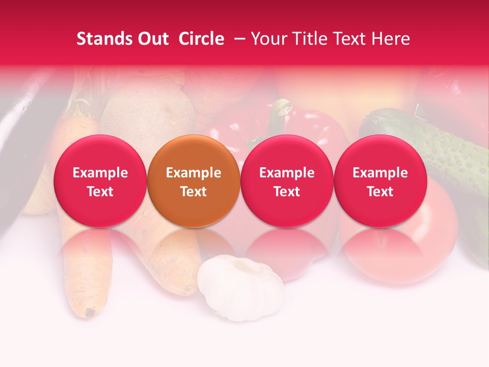 Paprika Cucumber Eggplant PowerPoint Template