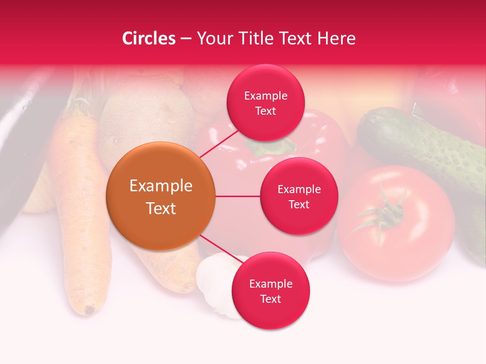 Paprika Cucumber Eggplant PowerPoint Template