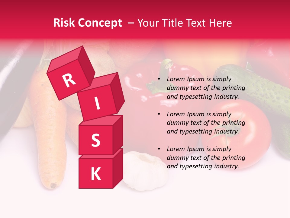 Paprika Cucumber Eggplant PowerPoint Template