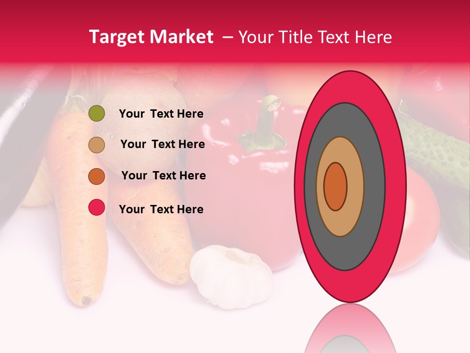 Paprika Cucumber Eggplant PowerPoint Template