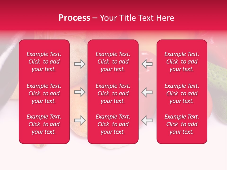 Paprika Cucumber Eggplant PowerPoint Template