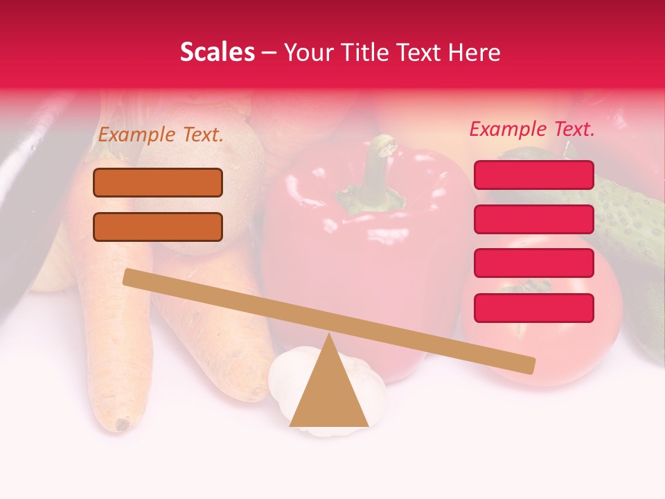 Paprika Cucumber Eggplant PowerPoint Template