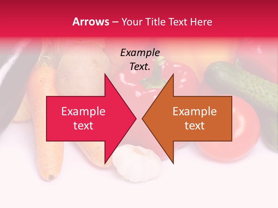 Paprika Cucumber Eggplant PowerPoint Template