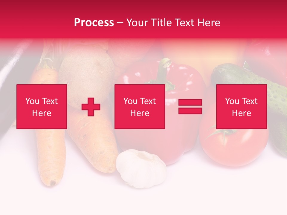 Paprika Cucumber Eggplant PowerPoint Template