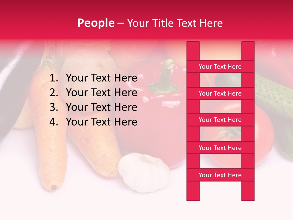 Paprika Cucumber Eggplant PowerPoint Template