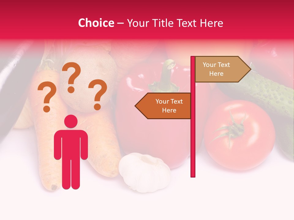 Paprika Cucumber Eggplant PowerPoint Template