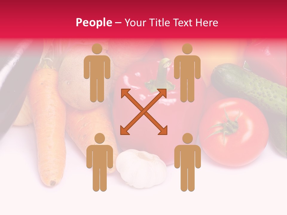 Paprika Cucumber Eggplant PowerPoint Template