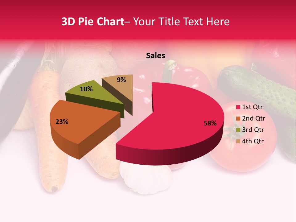 Paprika Cucumber Eggplant PowerPoint Template