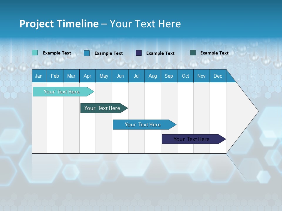 A Science Powerpoint Presentation With A Blue Background PowerPoint Template