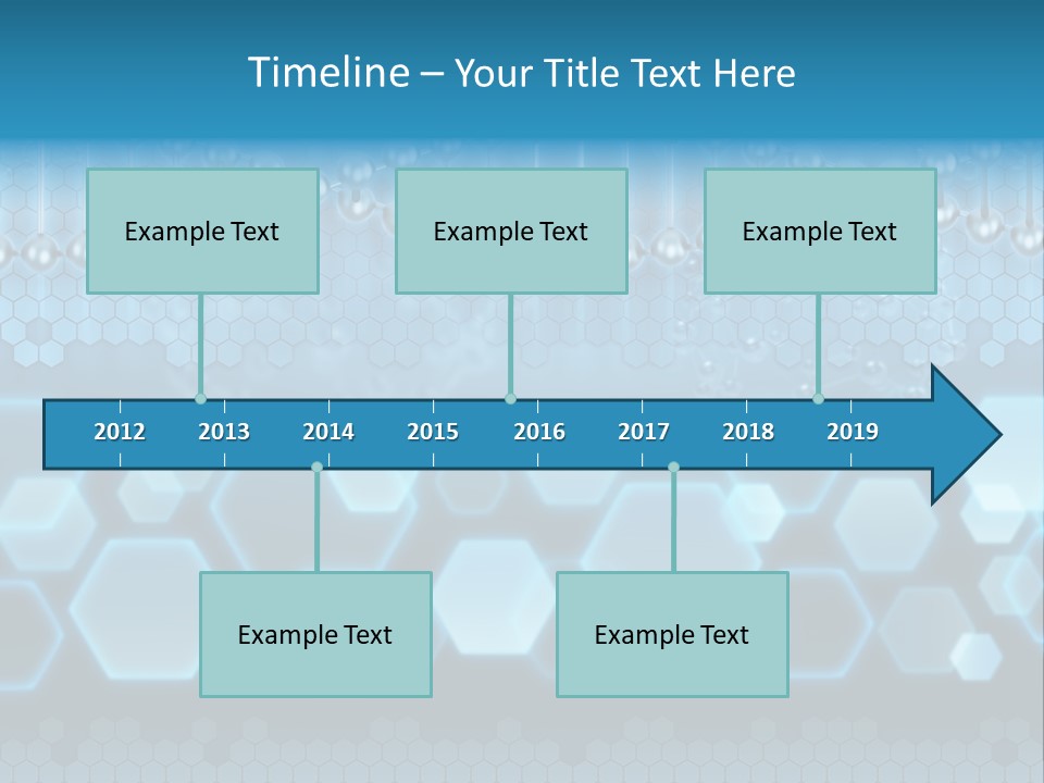 A Science Powerpoint Presentation With A Blue Background PowerPoint Template