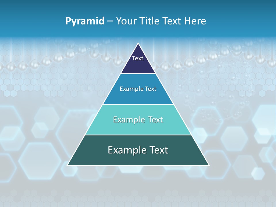 A Science Powerpoint Presentation With A Blue Background PowerPoint Template