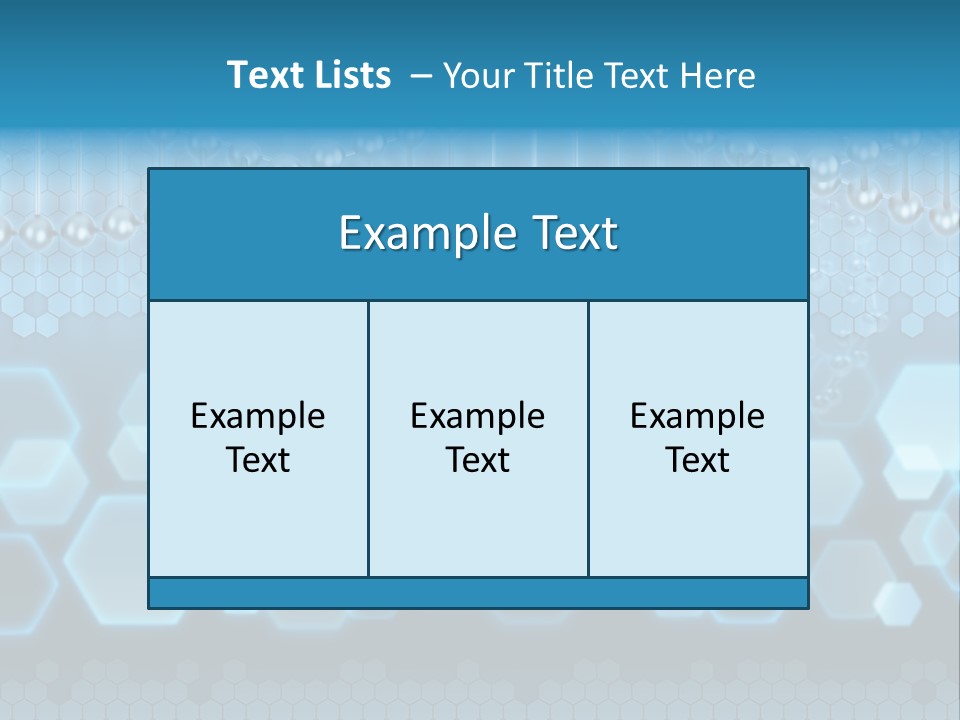 A Science Powerpoint Presentation With A Blue Background PowerPoint Template