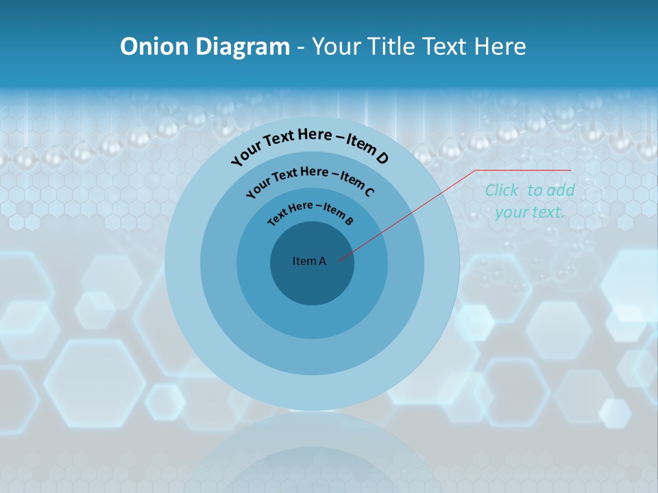 A Science Powerpoint Presentation With A Blue Background PowerPoint Template