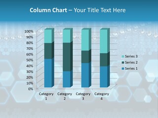 A Science Powerpoint Presentation With A Blue Background PowerPoint Template