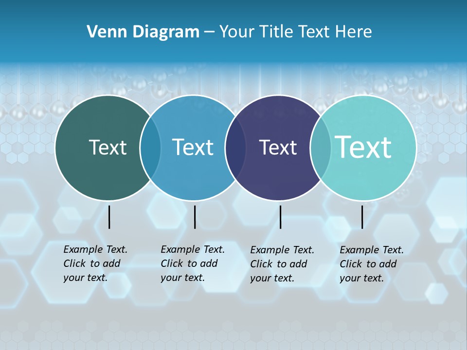 A Science Powerpoint Presentation With A Blue Background PowerPoint Template