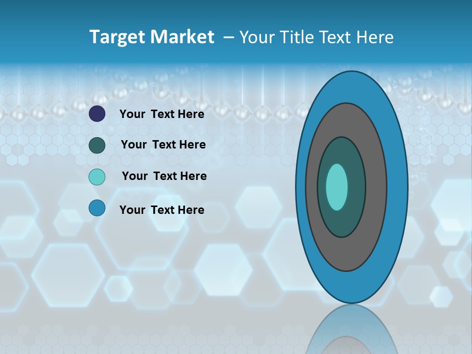 A Science Powerpoint Presentation With A Blue Background PowerPoint Template