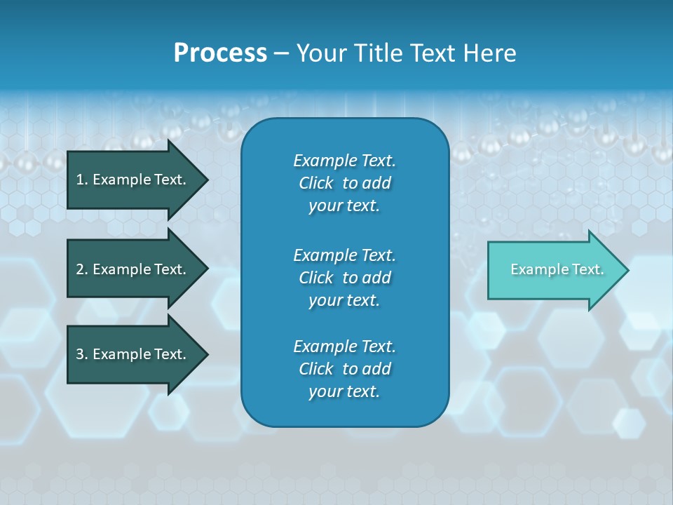 A Science Powerpoint Presentation With A Blue Background PowerPoint Template