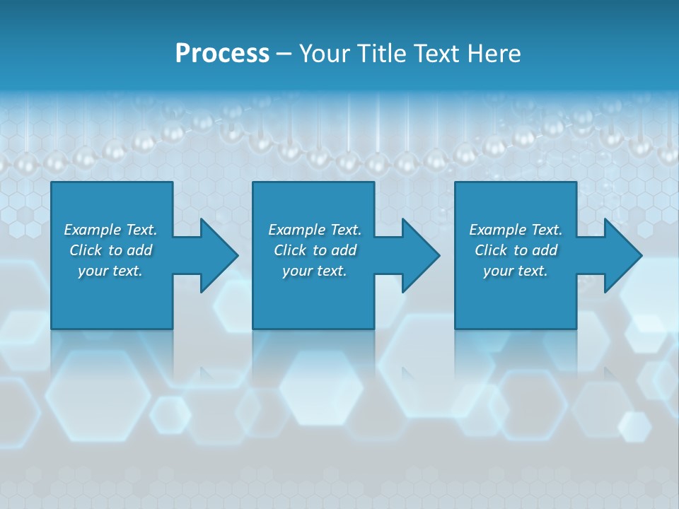 A Science Powerpoint Presentation With A Blue Background PowerPoint Template