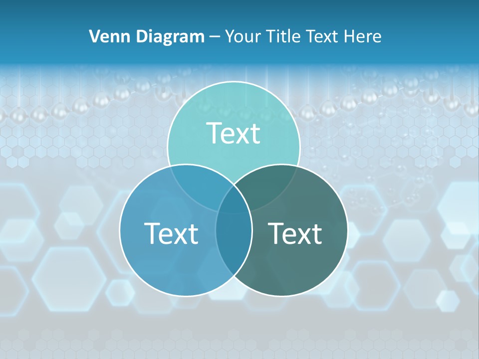 A Science Powerpoint Presentation With A Blue Background PowerPoint Template