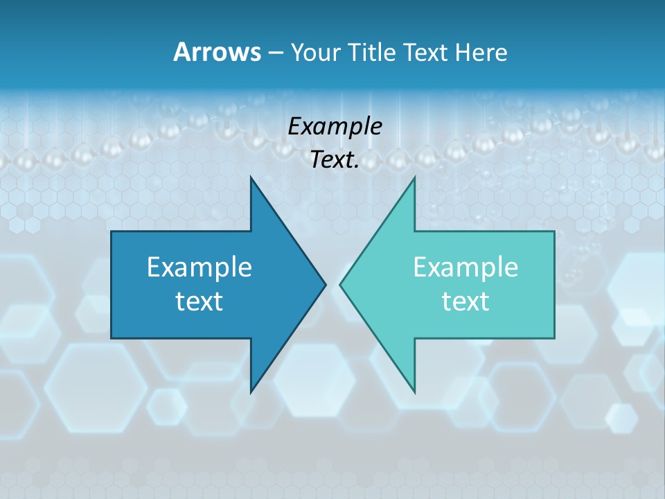 A Science Powerpoint Presentation With A Blue Background PowerPoint Template