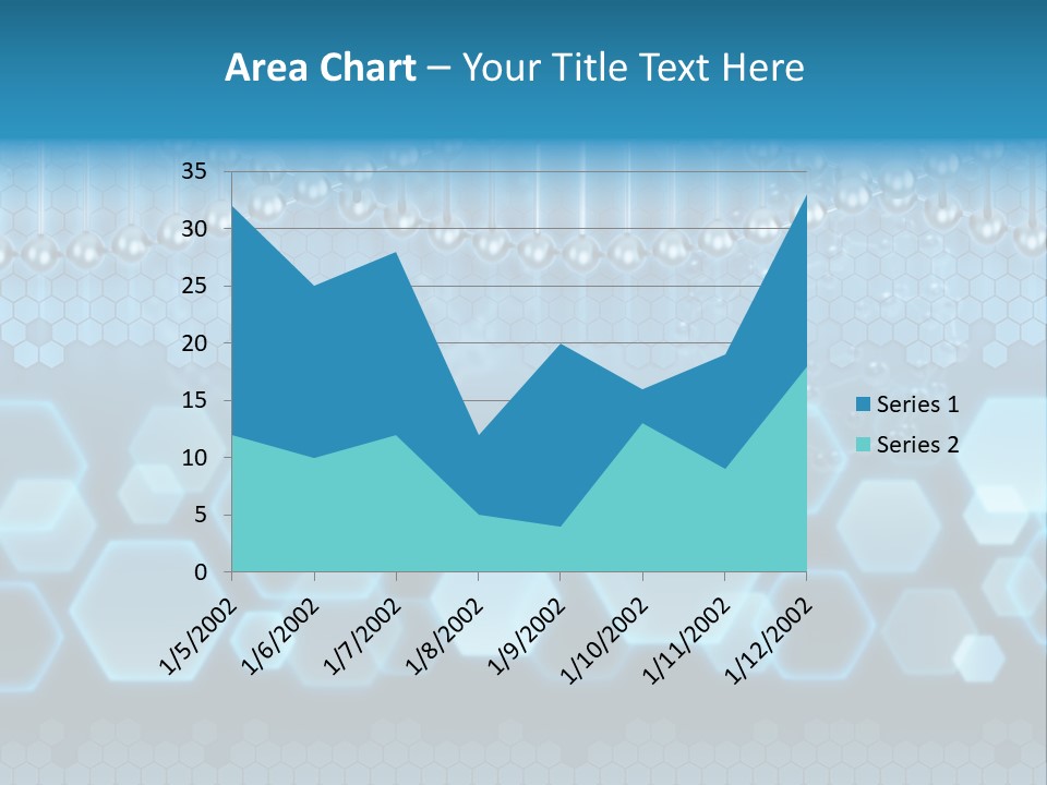 A Science Powerpoint Presentation With A Blue Background PowerPoint Template