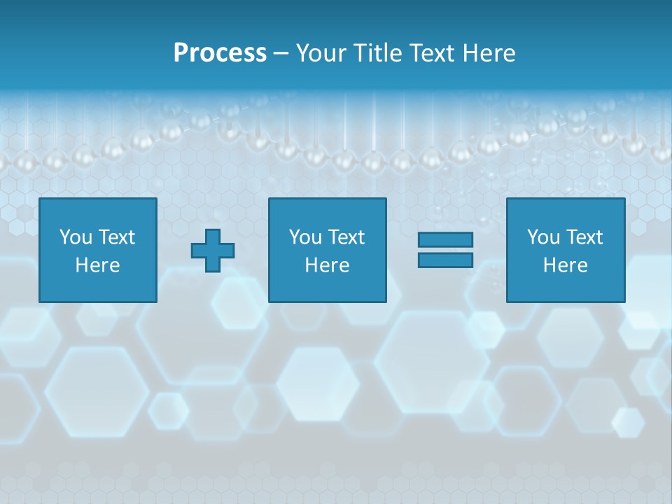 A Science Powerpoint Presentation With A Blue Background PowerPoint Template