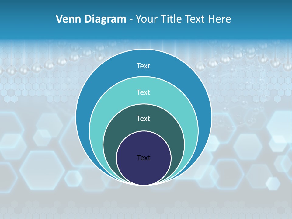 A Science Powerpoint Presentation With A Blue Background PowerPoint Template