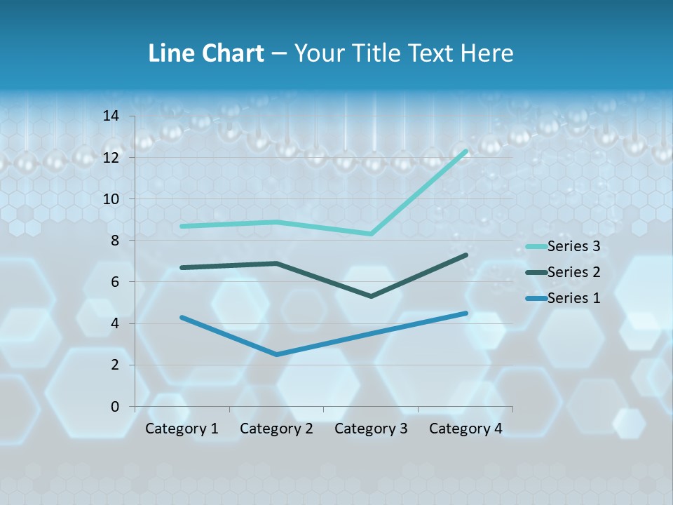 A Science Powerpoint Presentation With A Blue Background PowerPoint Template