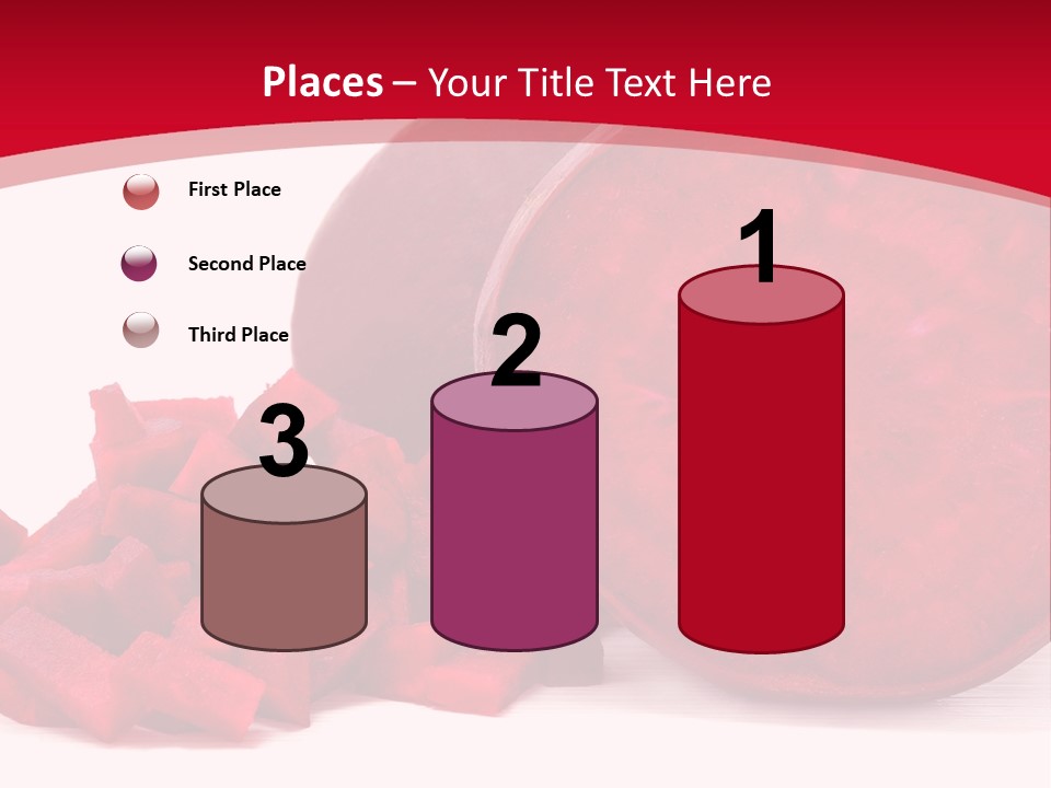 Beetroot Vitamin Arrangement PowerPoint Template