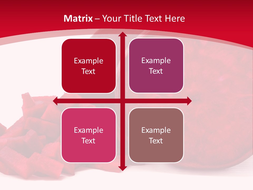 Beetroot Vitamin Arrangement PowerPoint Template