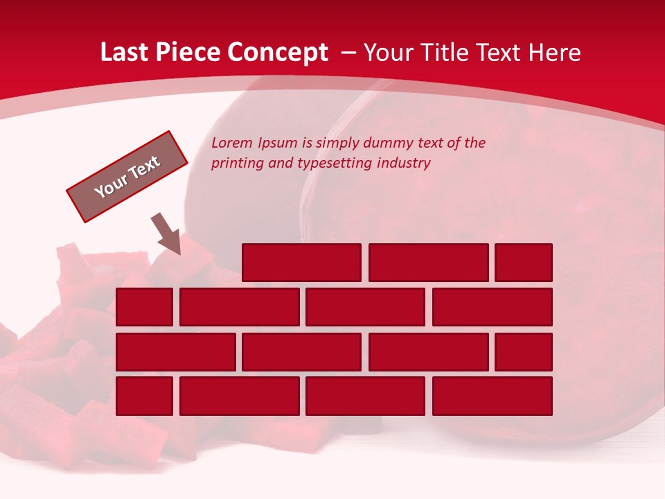 Beetroot Vitamin Arrangement PowerPoint Template