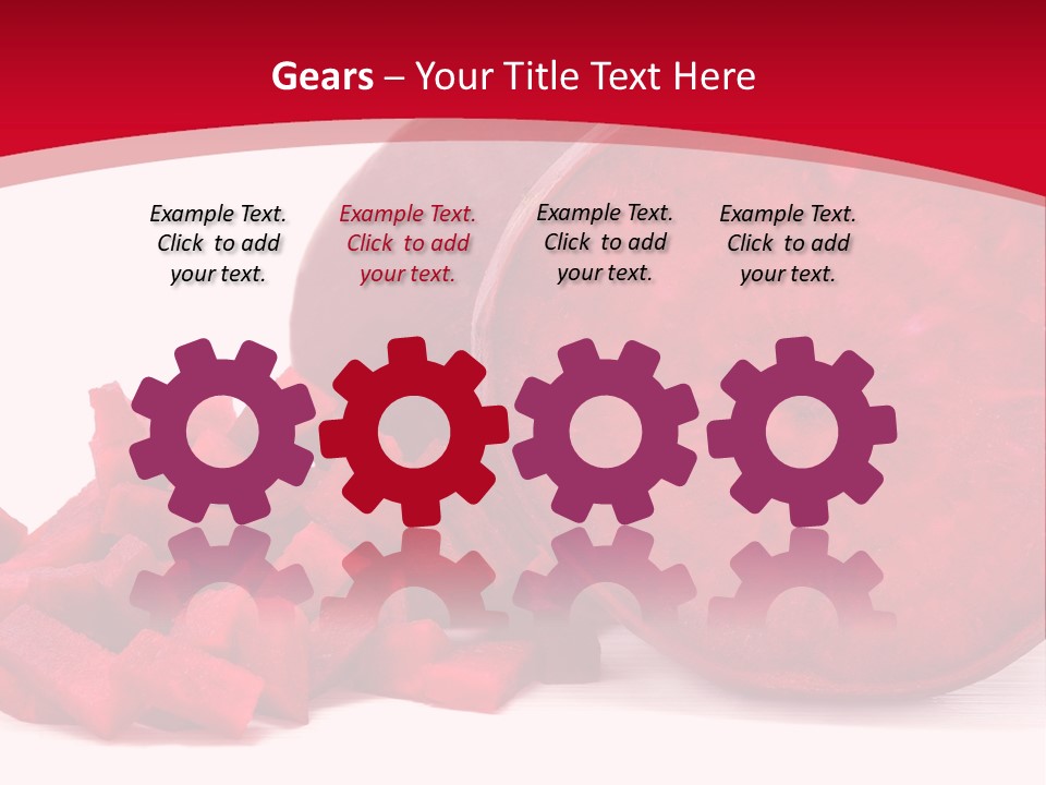 Beetroot Vitamin Arrangement PowerPoint Template