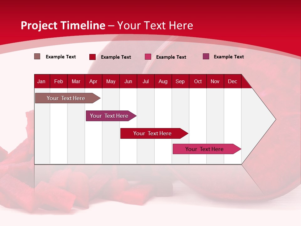 Beetroot Vitamin Arrangement PowerPoint Template