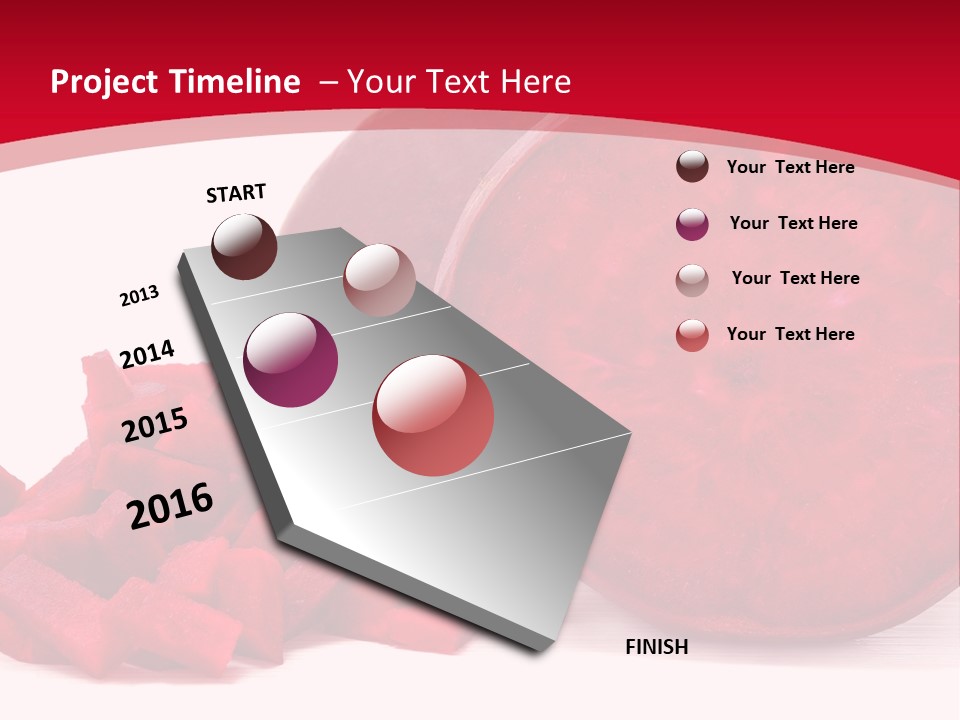 Beetroot Vitamin Arrangement PowerPoint Template