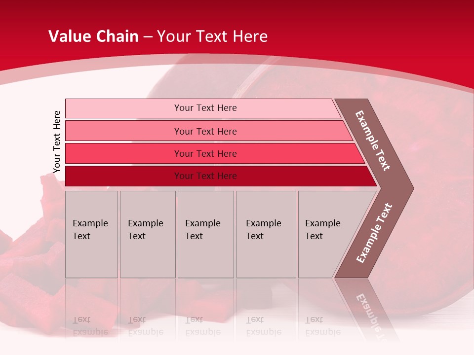 Beetroot Vitamin Arrangement PowerPoint Template