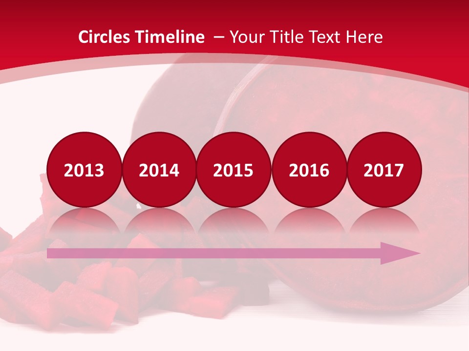 Beetroot Vitamin Arrangement PowerPoint Template