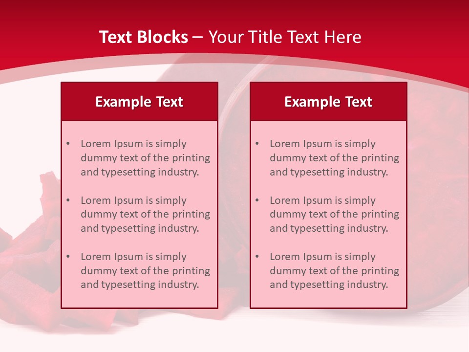 Beetroot Vitamin Arrangement PowerPoint Template