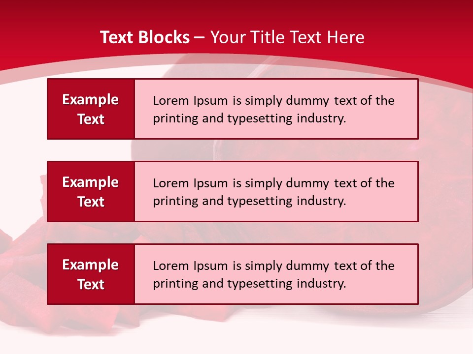 Beetroot Vitamin Arrangement PowerPoint Template