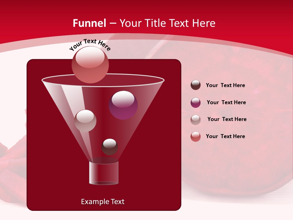 Beetroot Vitamin Arrangement PowerPoint Template